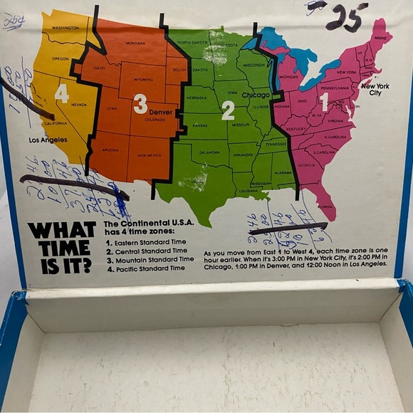 Vintage School Box Pencil Case Mix N Eat Cream Of Wheat 1983 Nabisco Brands - Picture 4 of 13